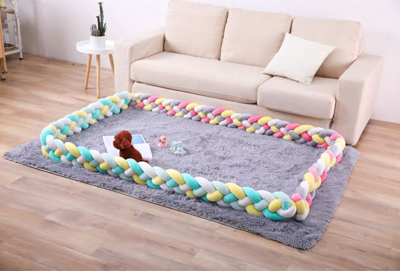 CozyNest gewebtes Babykissen – konturierte Stützauflage für Säuglinge
