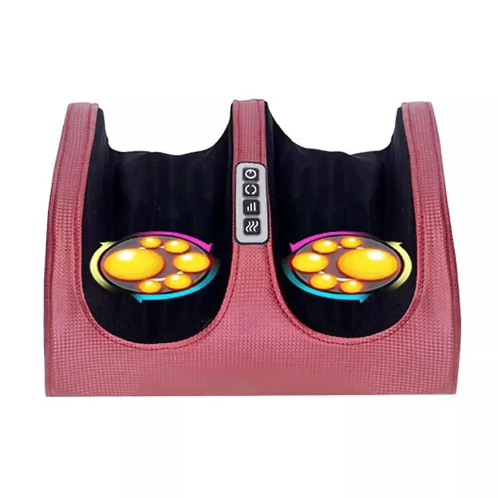 Auralux Shiatsu Foot Massager – Heat, 12 3D Massage Balls, Timer