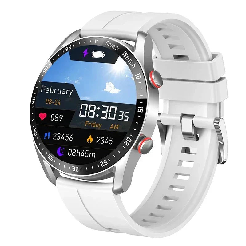 PulseNova Premium Men's Smartwatch — ECG Monitor, PPG Sensor, Call Function