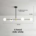 LumaBean Glass Orb Pendant Light with Soft LED Glow