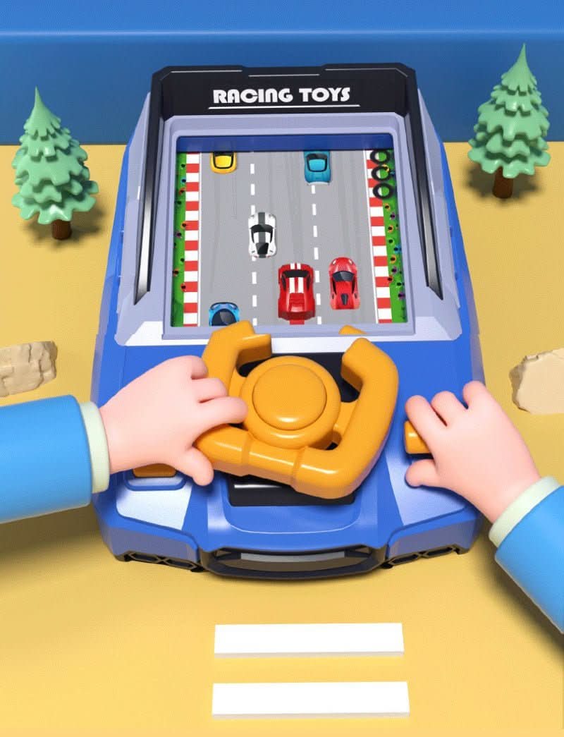 Volan interactiv pentru curse TurboSpin — comenzi sonore fără baterii, pentru copii de 3 ani și peste