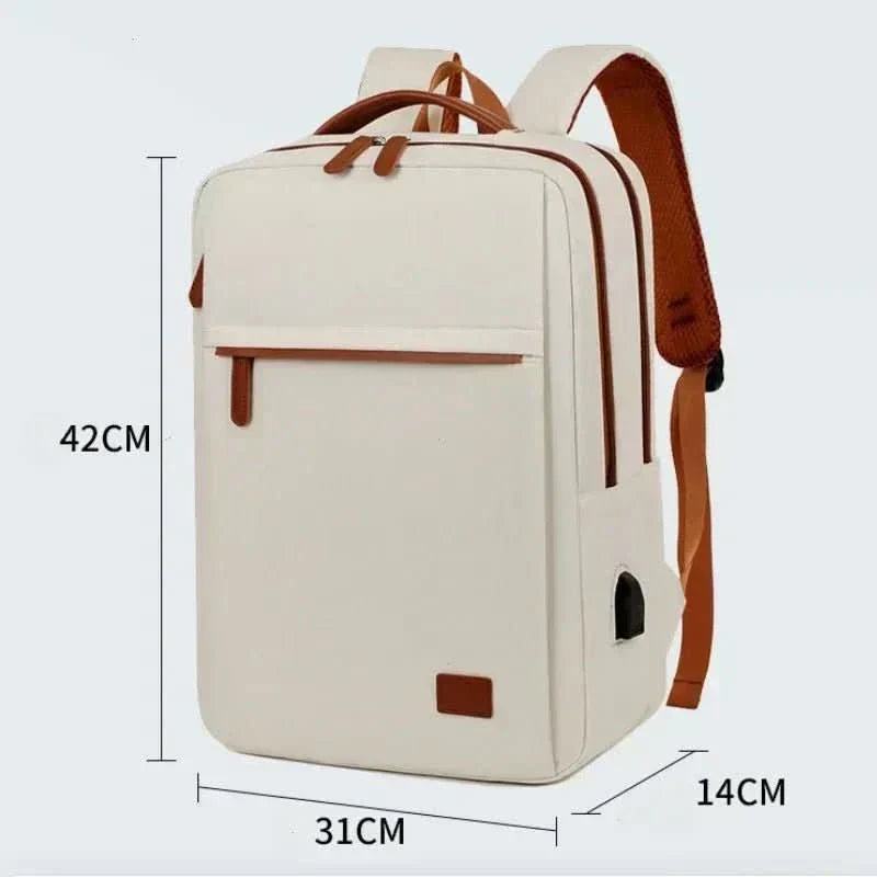 Lumen Daypack — Padded Laptop Compartment, External USB Port, Quick-Access Front Pocket