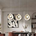 Hikari Resin LED Pendant Light in Japanese Wabi-Sabi Style