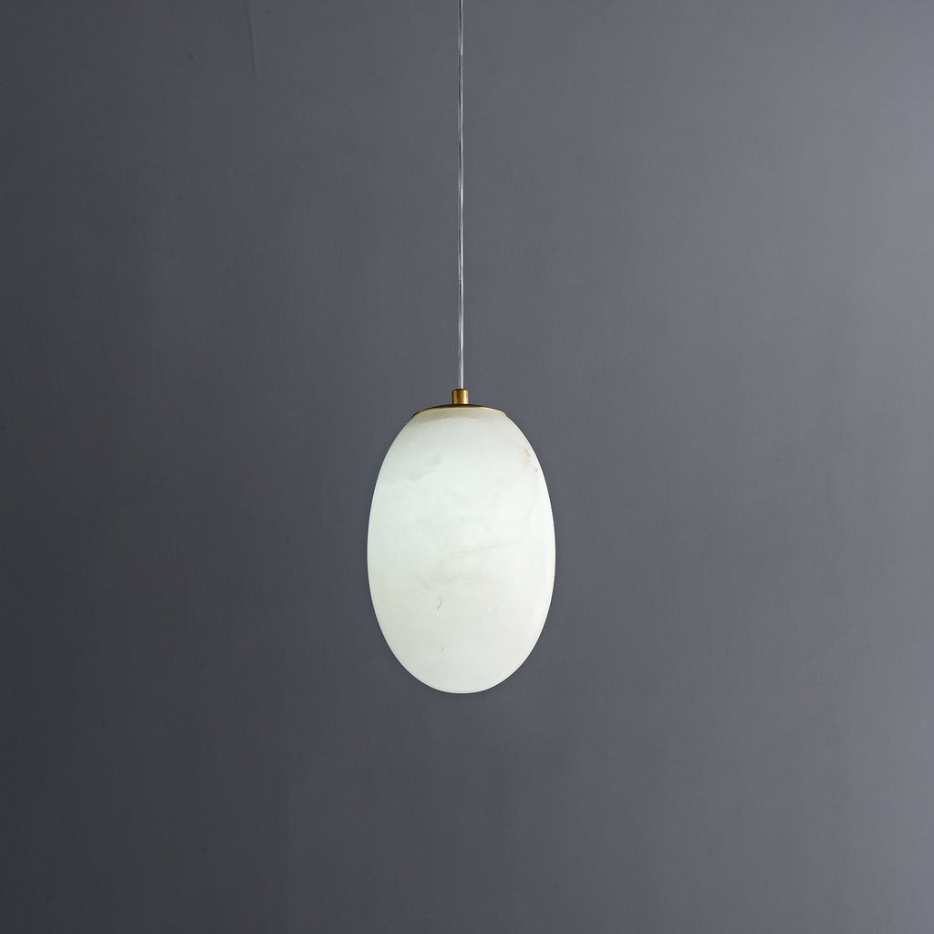 Esolisra Minimalist Alabaster Pendant Light | ventumra