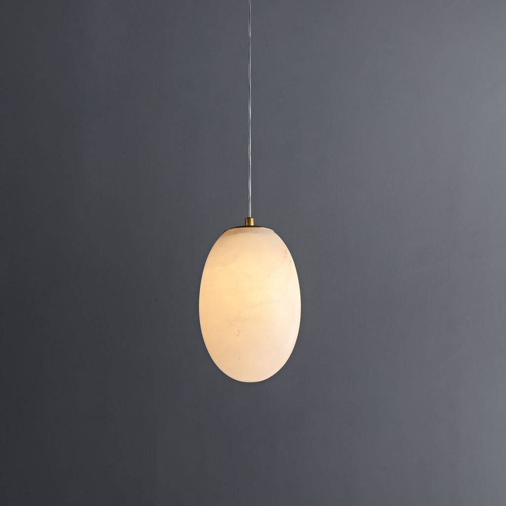 Esolisra Minimalist Alabaster Pendant Light | ventumra