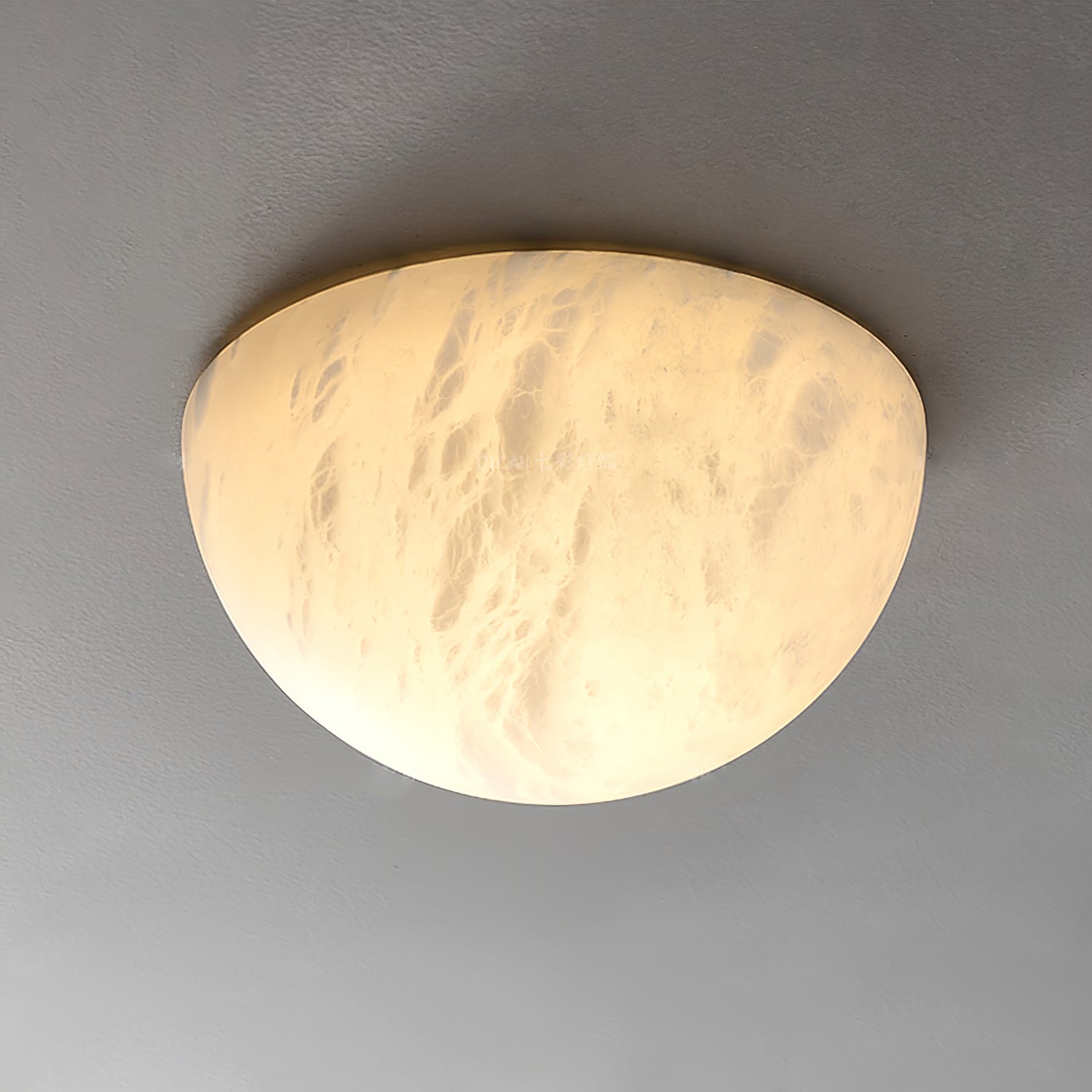 Visoliel Minimalist Alabaster Ceiling Light | ventumra