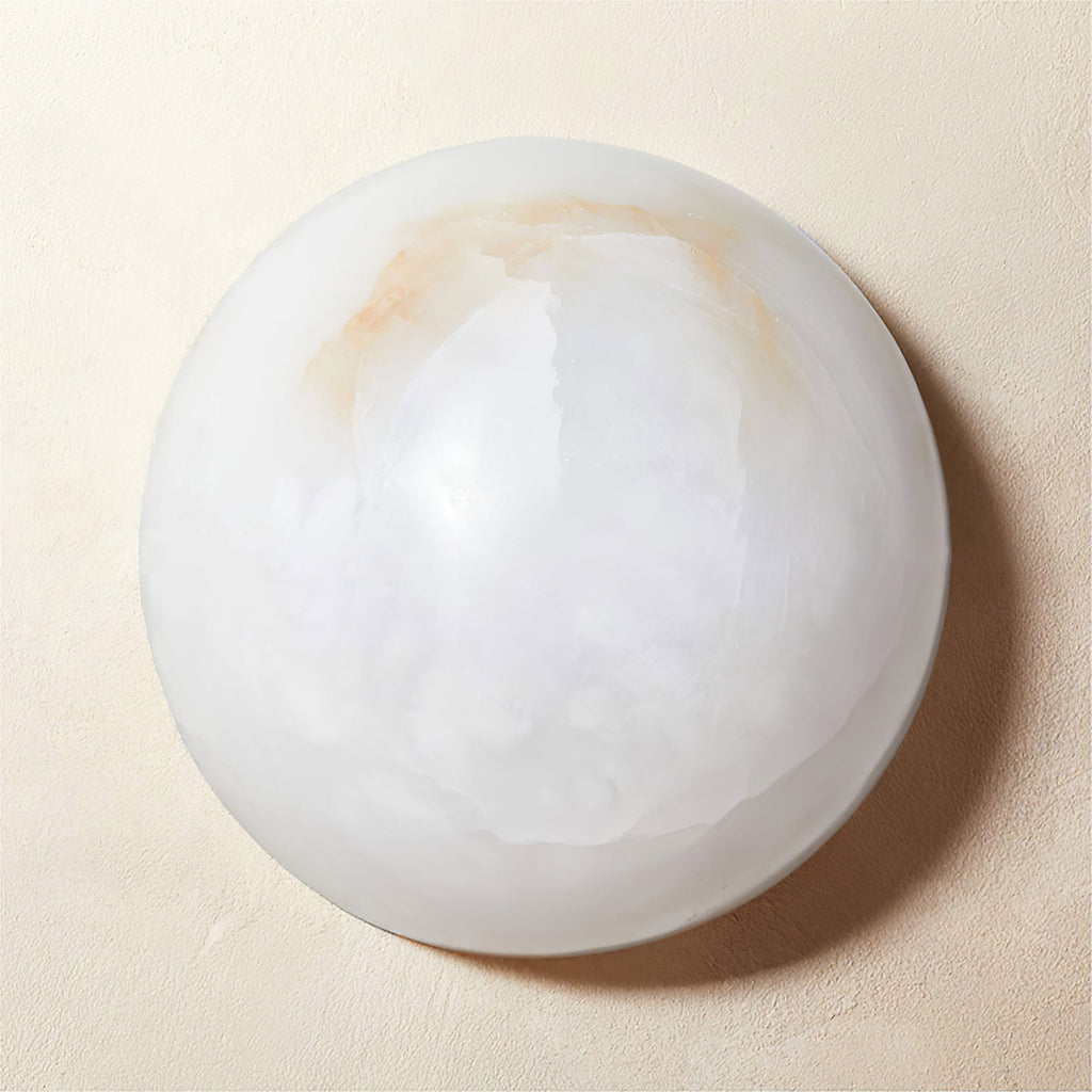Visoliel Minimalist Alabaster Ceiling Light | ventumra