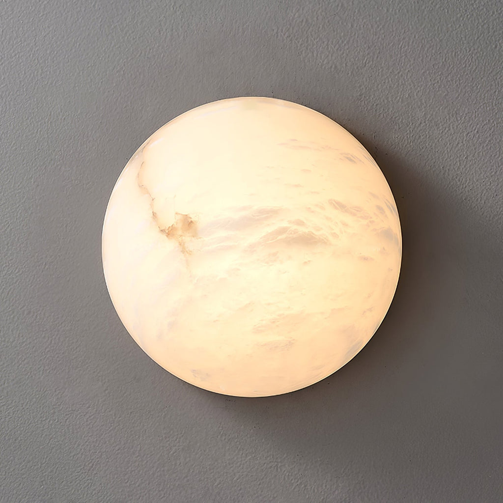 Visoliel Minimalist Alabaster Ceiling Light | ventumra