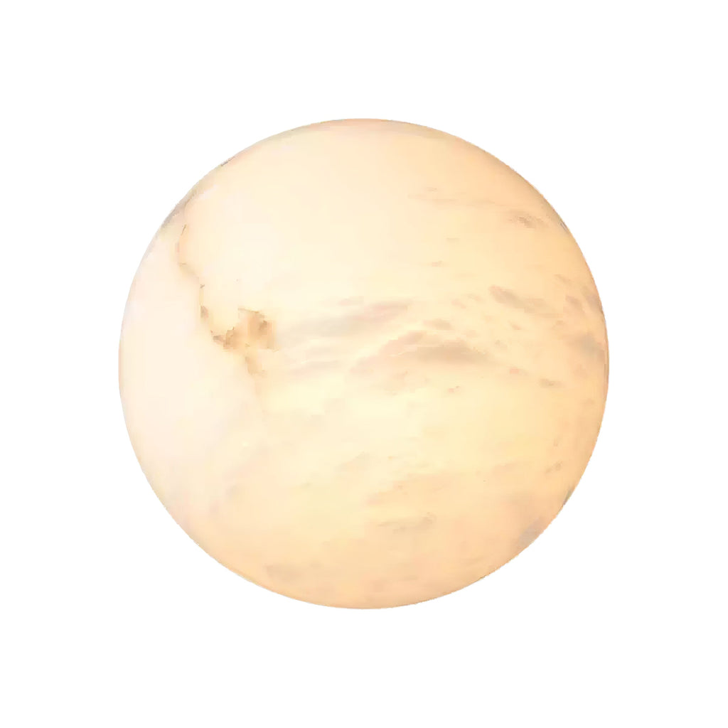 Visoliel Minimalist Alabaster Ceiling Light | ventumra
