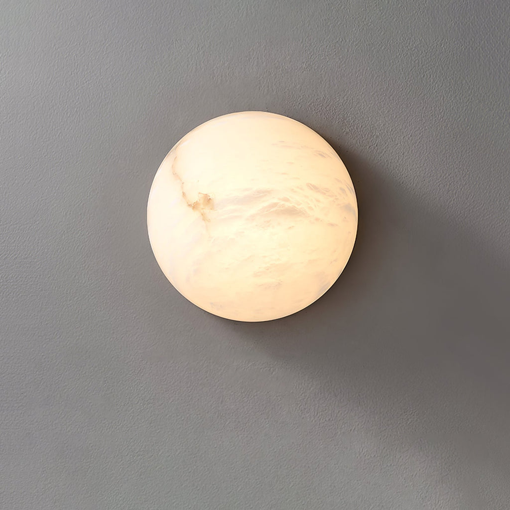 Visoliel Minimalist Alabaster Ceiling Light | ventumra