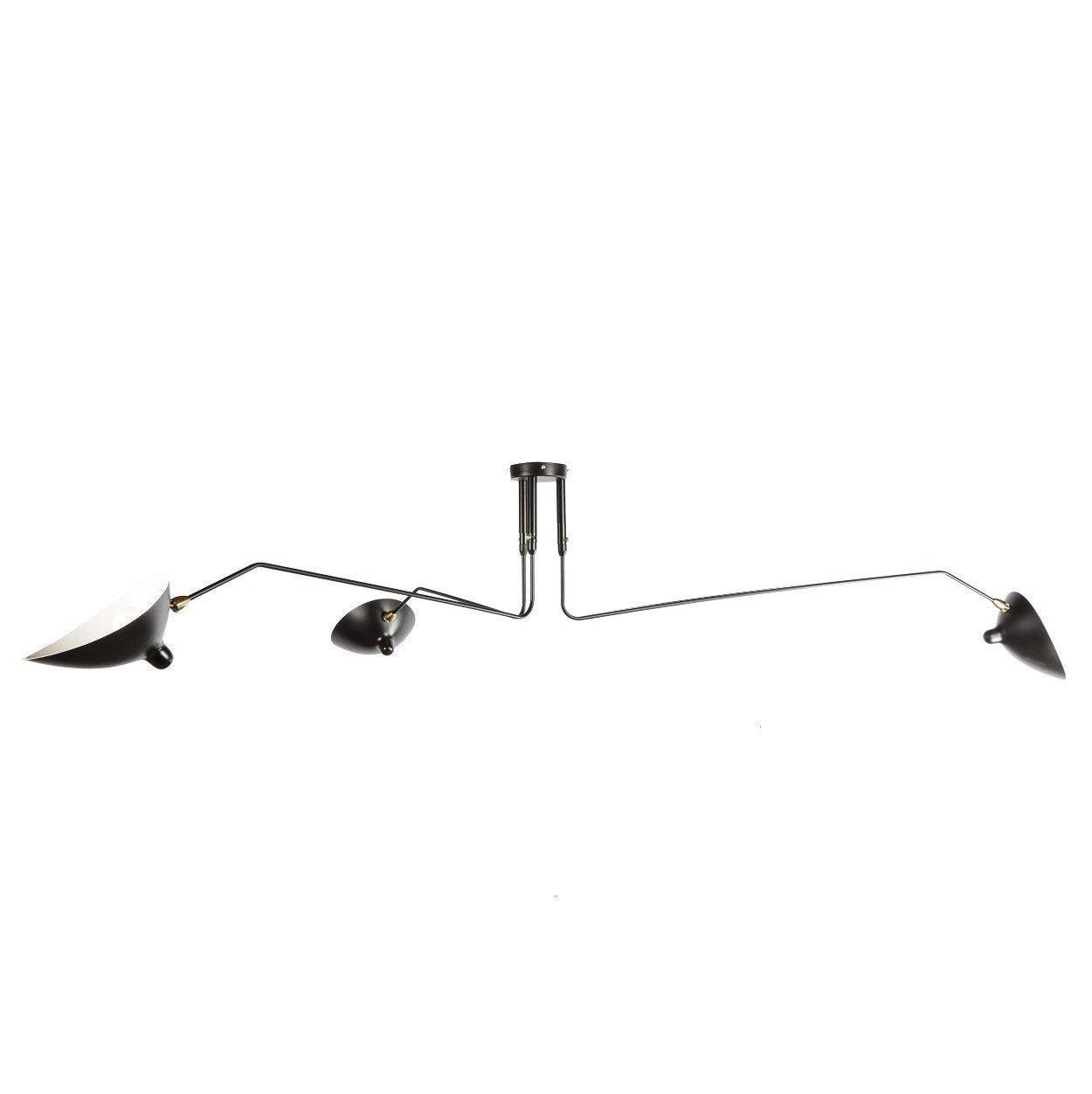 Jaler Industry Three Arm Ceiling Light | ventumra
