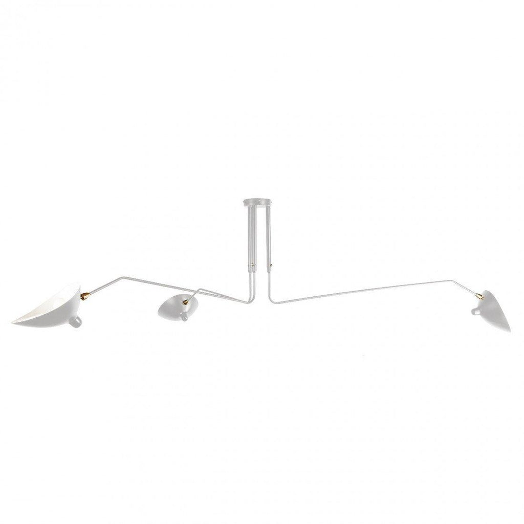 Jaler Industry Three Arm Ceiling Light | ventumra