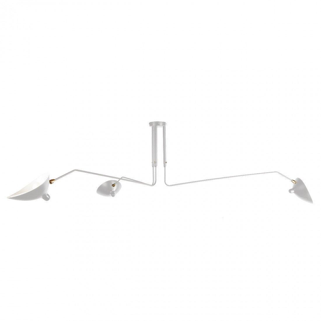 Jaler Industry Three Arm Ceiling Light | ventumra
