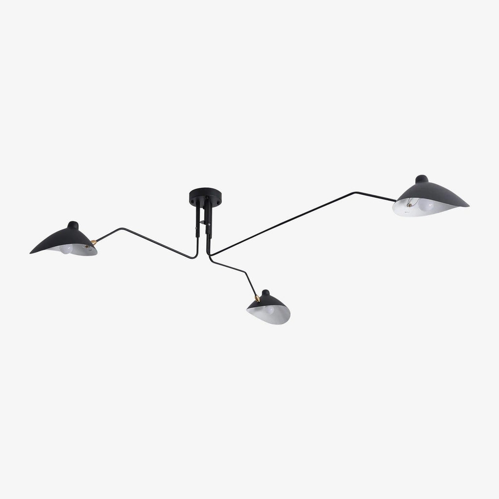 Jaler Industry Three Arm Ceiling Light | ventumra