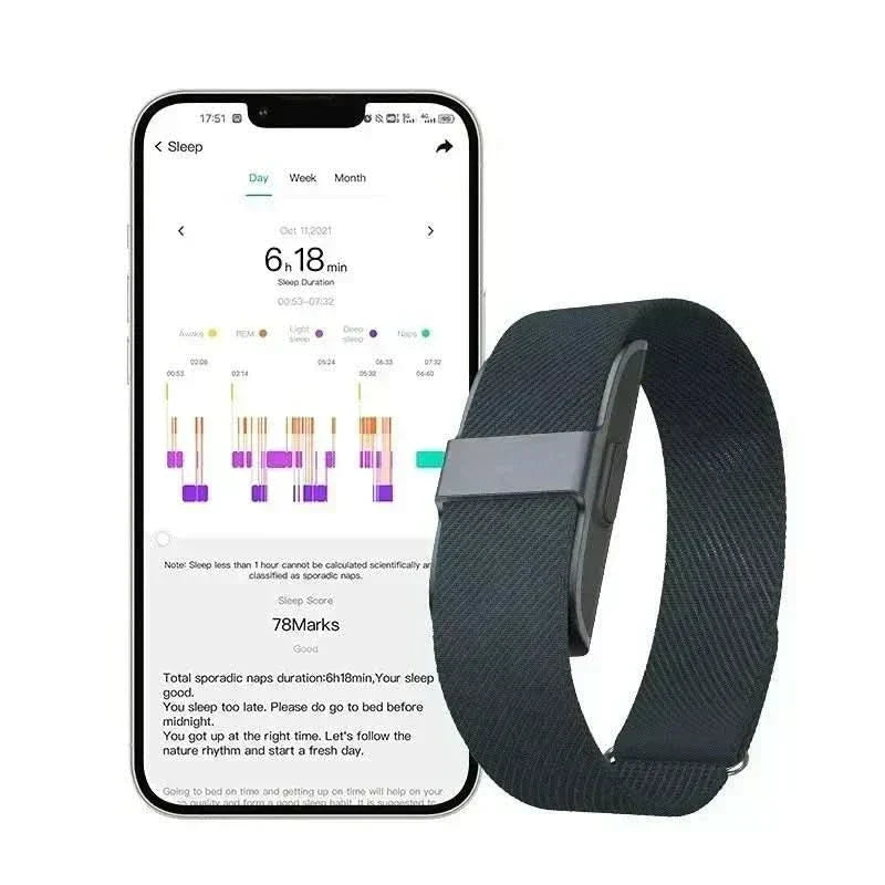 متتبع لياقة PulseGuard بمعيار IP68 — مراقبة معدل ضربات القلب ونسبة الأكسجين في الدم