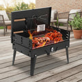 TrailPeak Fold Grill — sammenklappelig bærbar stålgrill til hjem og have