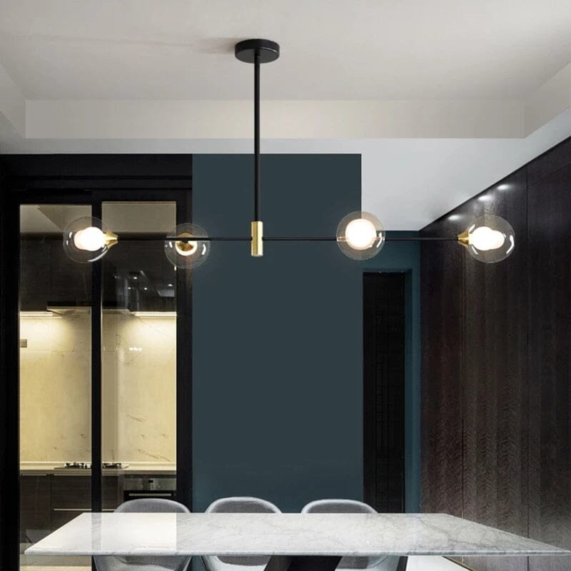 LumaBean Glass Orb Pendant Light with Soft LED Glow