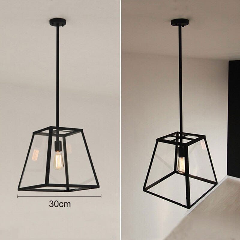 AeroLoft Glass Pendant Lights With Rust-Proof Iron Body