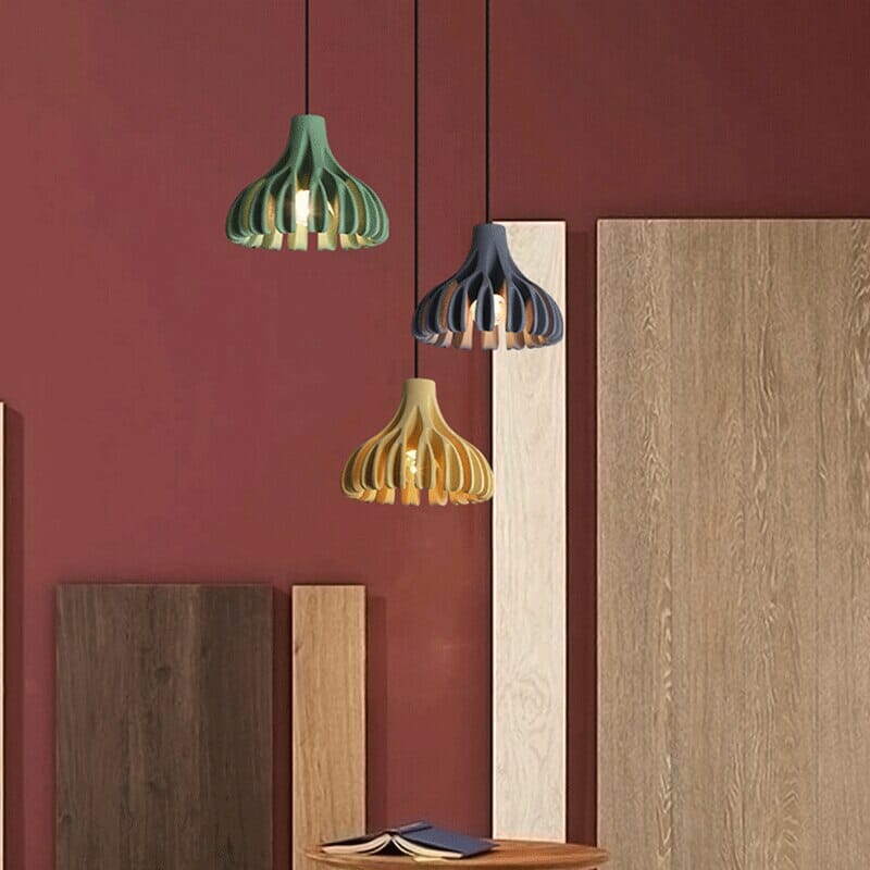 NovaLume Resin Pendant Light With Adjustable Length And Soft LED Lighting
