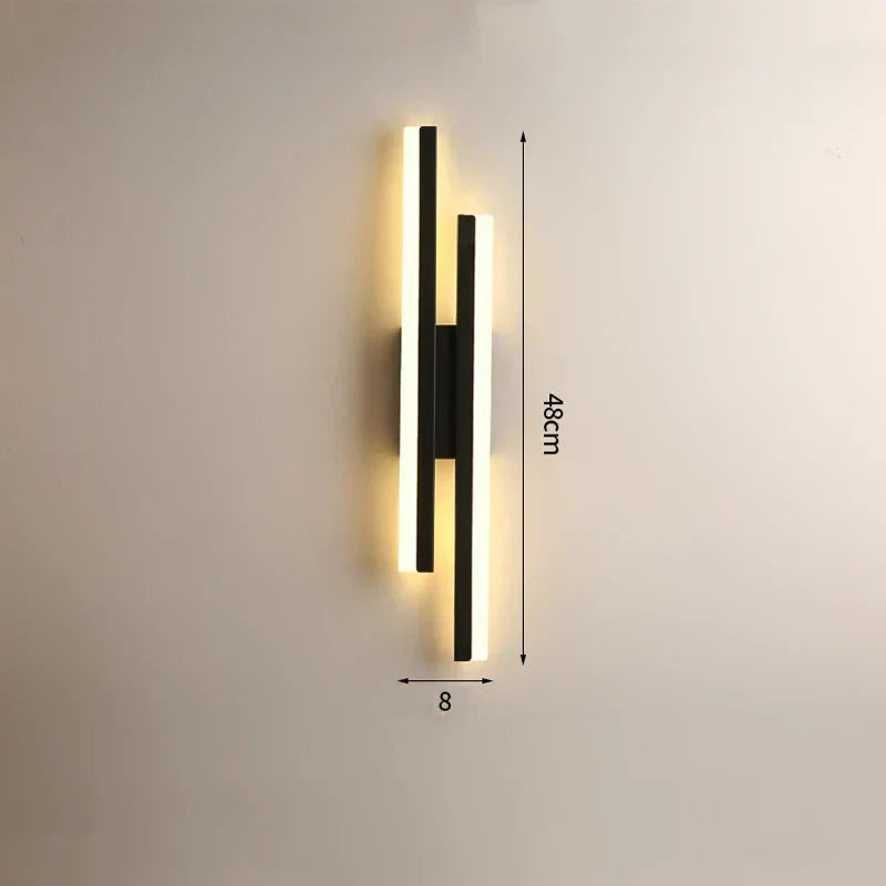 LumaStripe Wall Lamp Sleek LED Strip Light for Modern Rooms