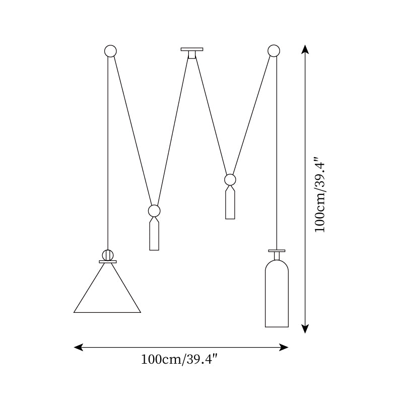 Covine Multi-Shape Adjustable Pendant Light | ventumra