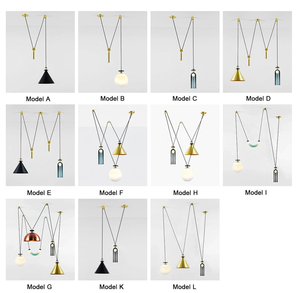 Covine Multi-Shape Adjustable Pendant Light | ventumra
