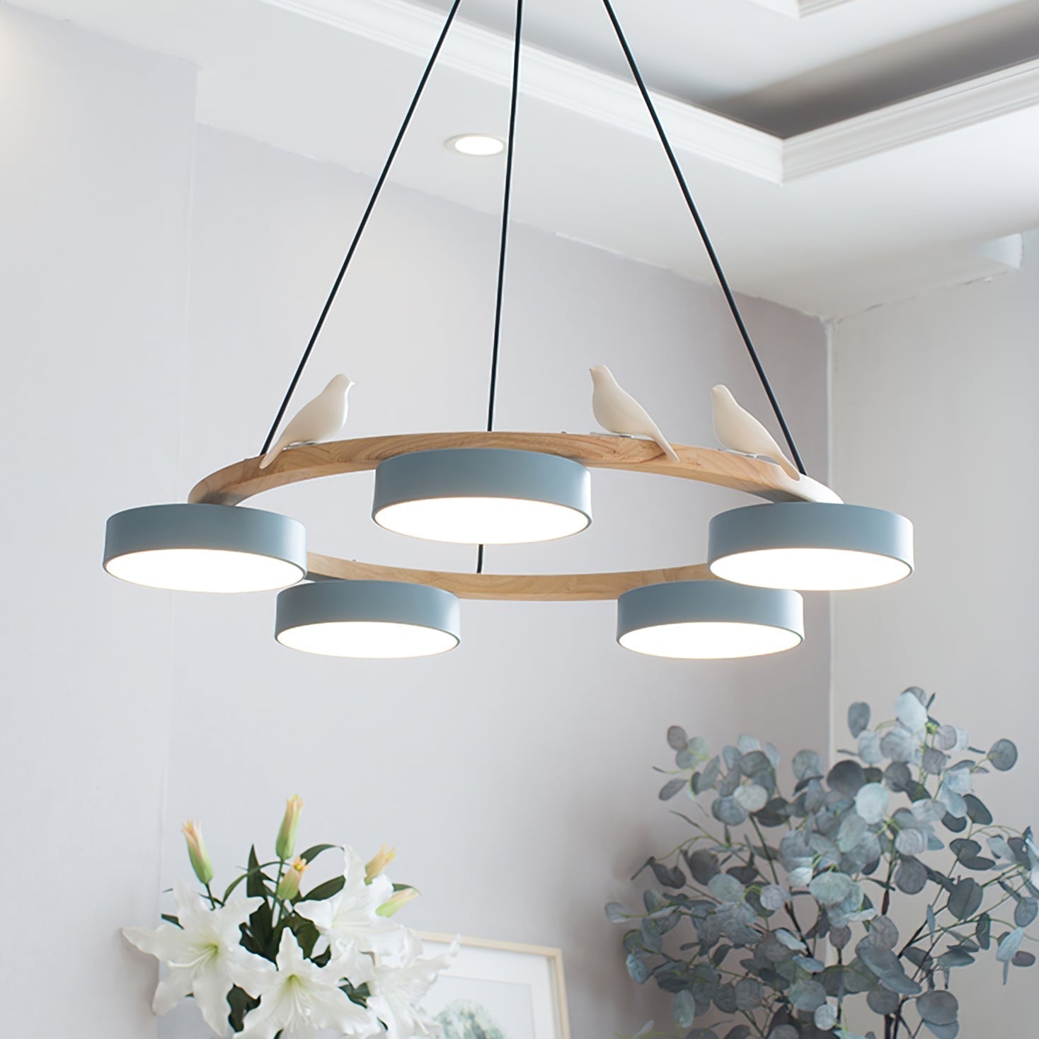 Cliff Chandelier Bird Round | ventumra