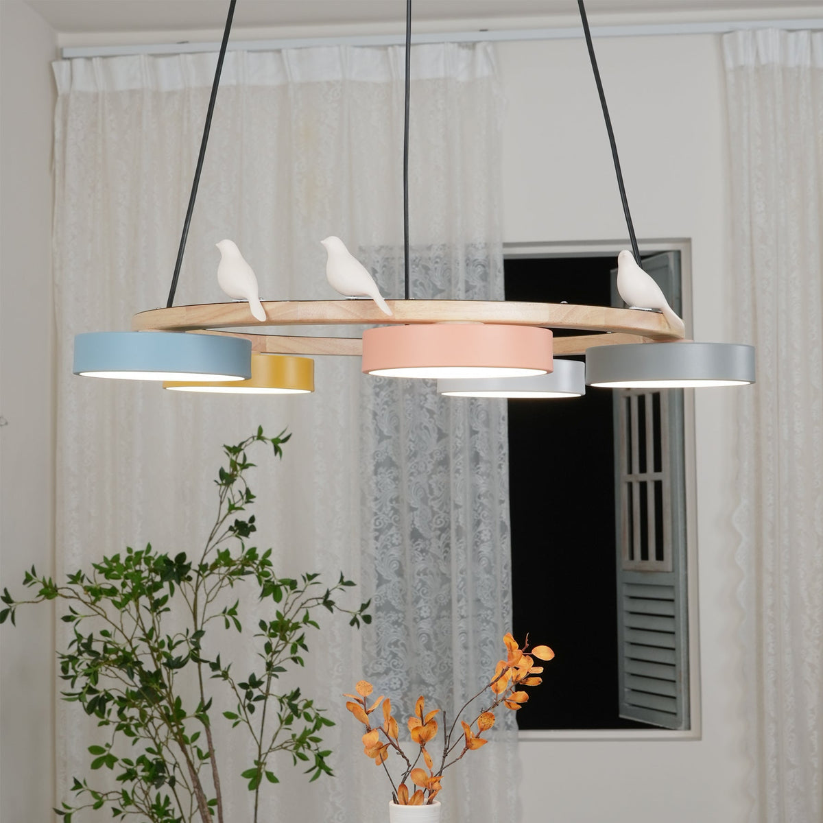 Cliff Chandelier Bird Round | ventumra