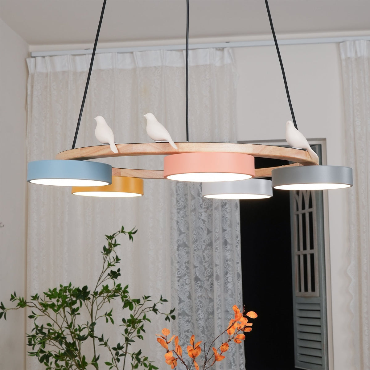 Cliff Chandelier Bird Round | ventumra