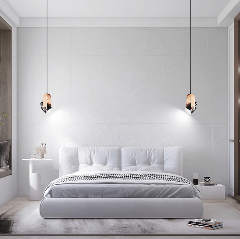 Norran | Scandinavian Minimalist Wood-Look Pendant Light