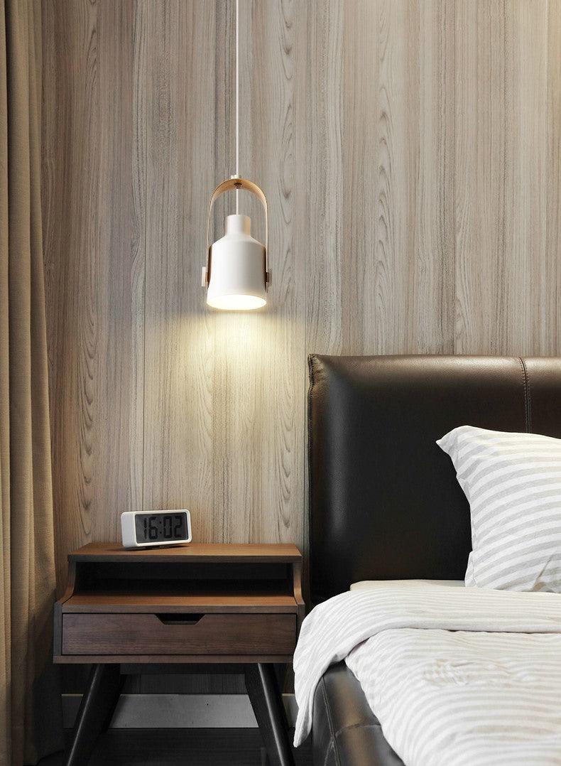 Norran | Scandinavian Minimalist Wood-Look Pendant Light