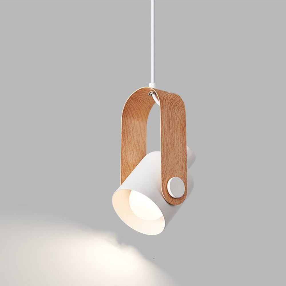 Norran | Scandinavian Minimalist Wood-Look Pendant Light