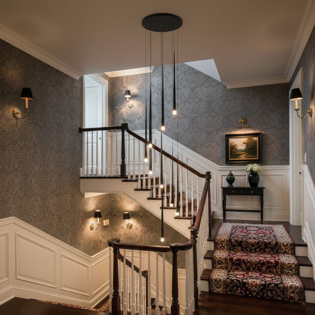 Slender Drop Rod Chandelier | Ventumra