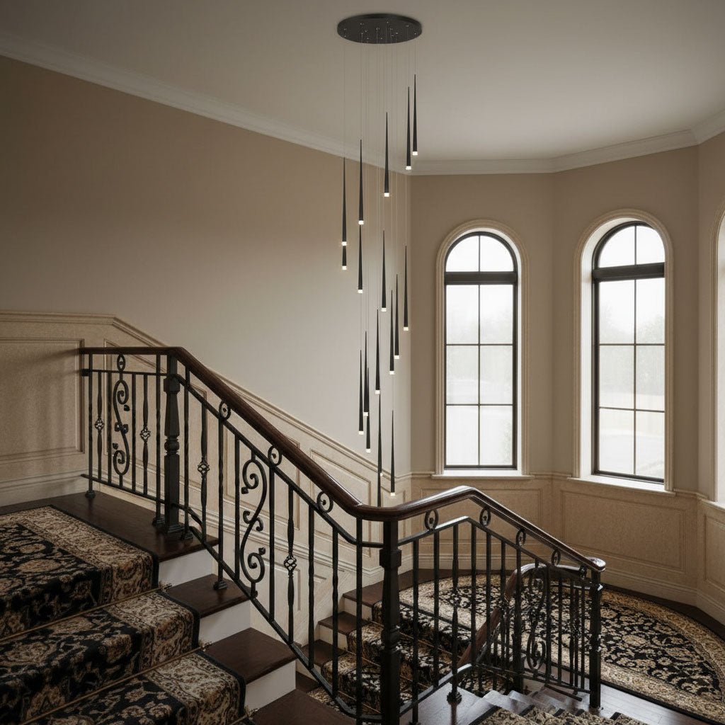 Slender Drop Rod Chandelier | Ventumra