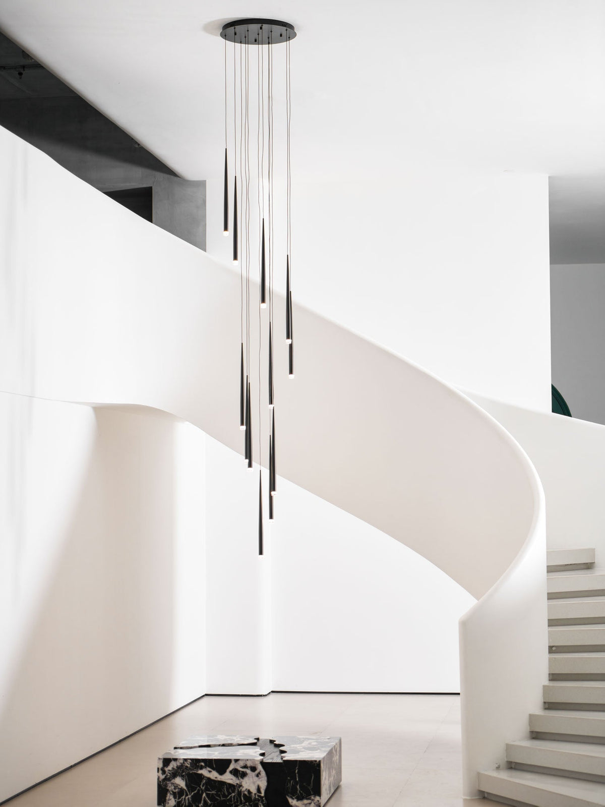 Slender Drop Rod Chandelier | Ventumra