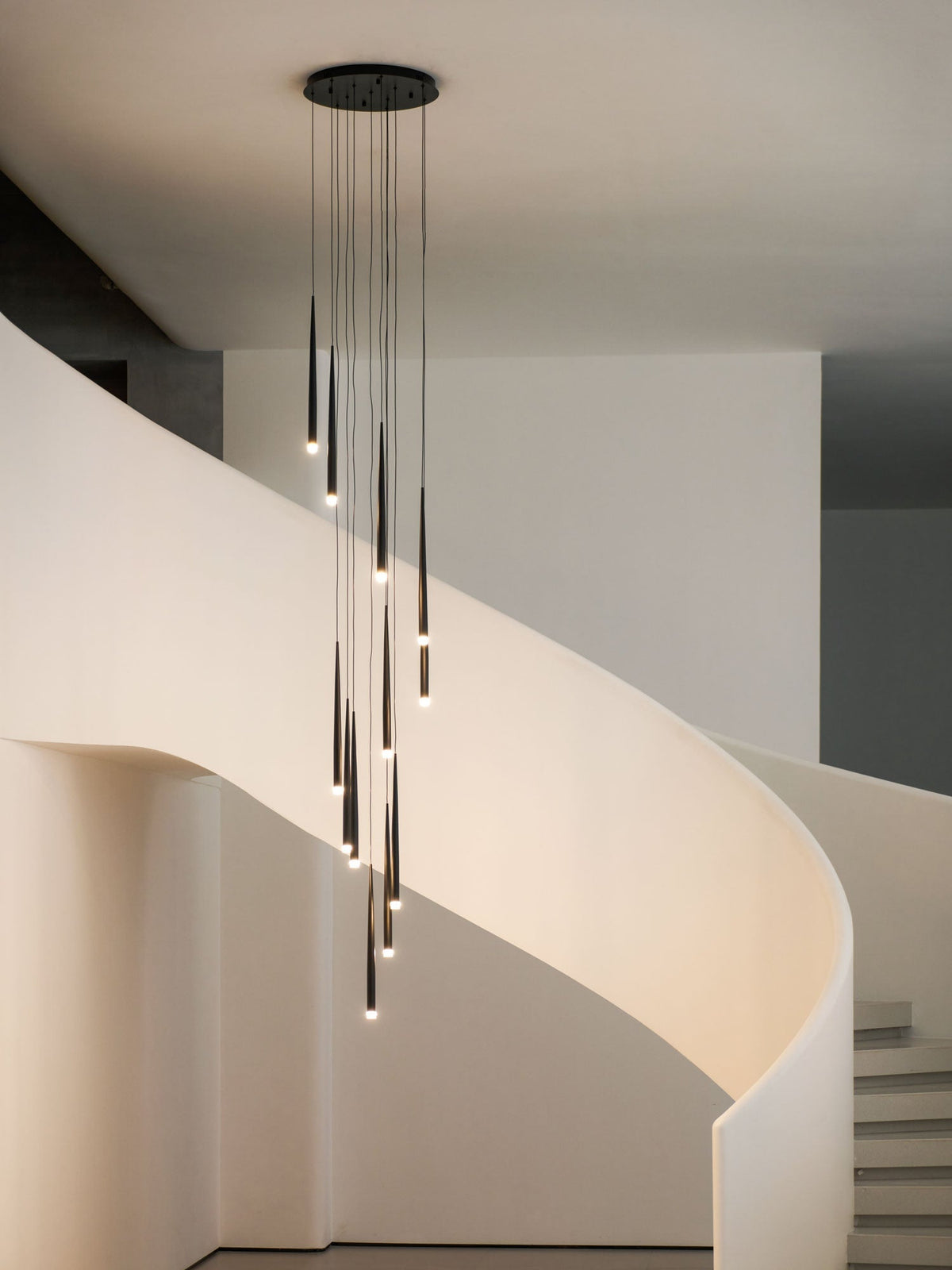 Slender Drop Rod Chandelier | Ventumra