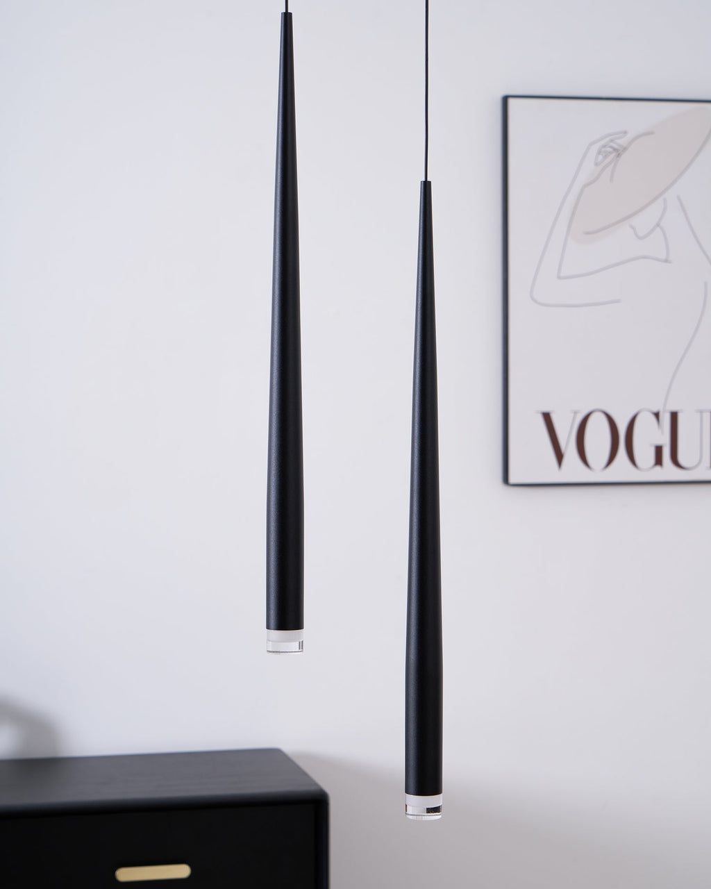 Slender Drop Rod Chandelier | Ventumra