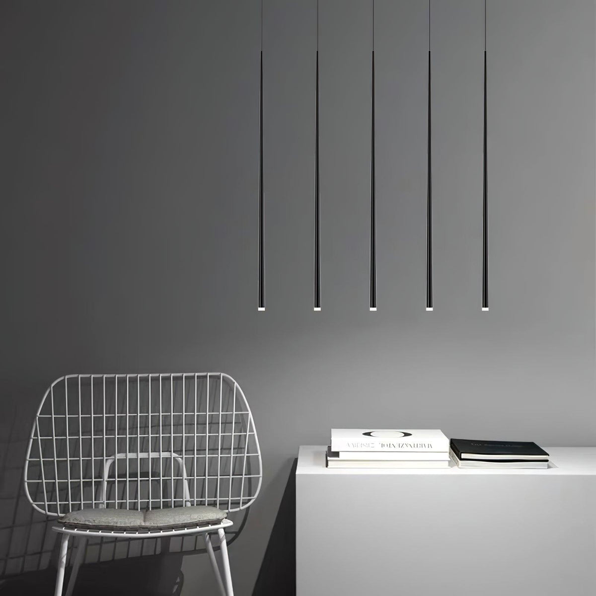 Slender Drop Rod Chandelier | Ventumra