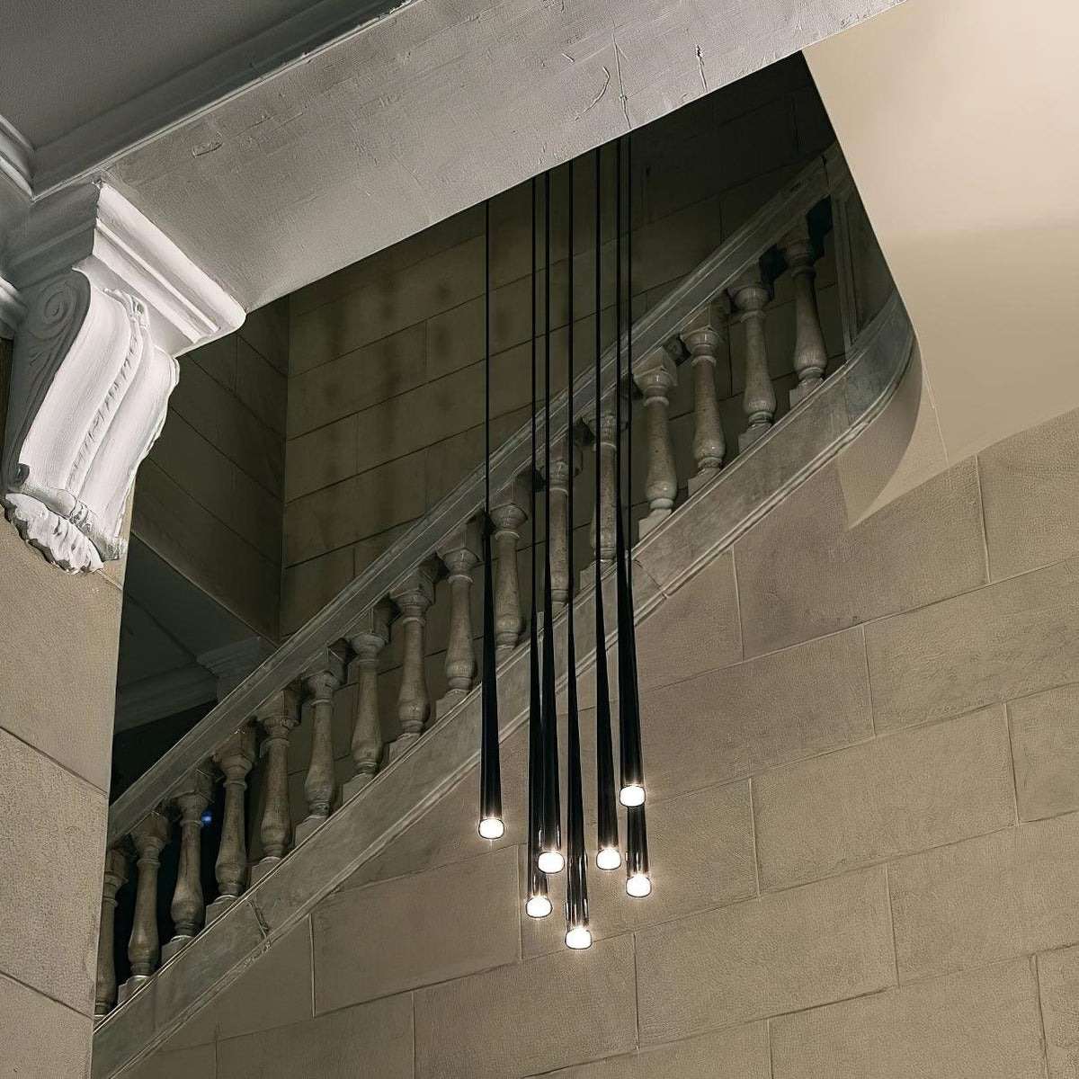 Slender Drop Rod Chandelier | Ventumra