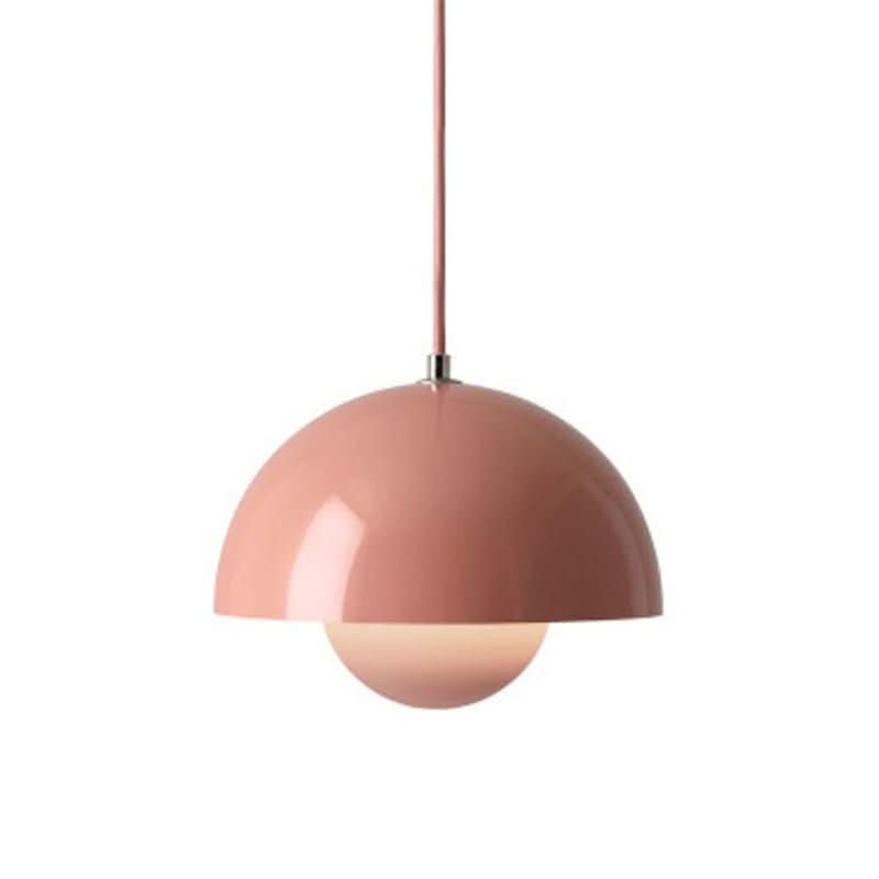 Elegant Pendant Lamp — Curved Translucent Shade, Soft Diffuse Light