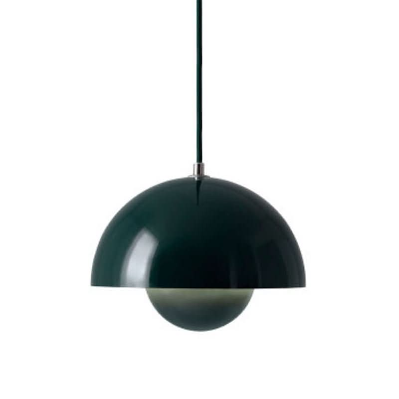 Elegant Pendant Lamp — Curved Translucent Shade, Soft Diffuse Light