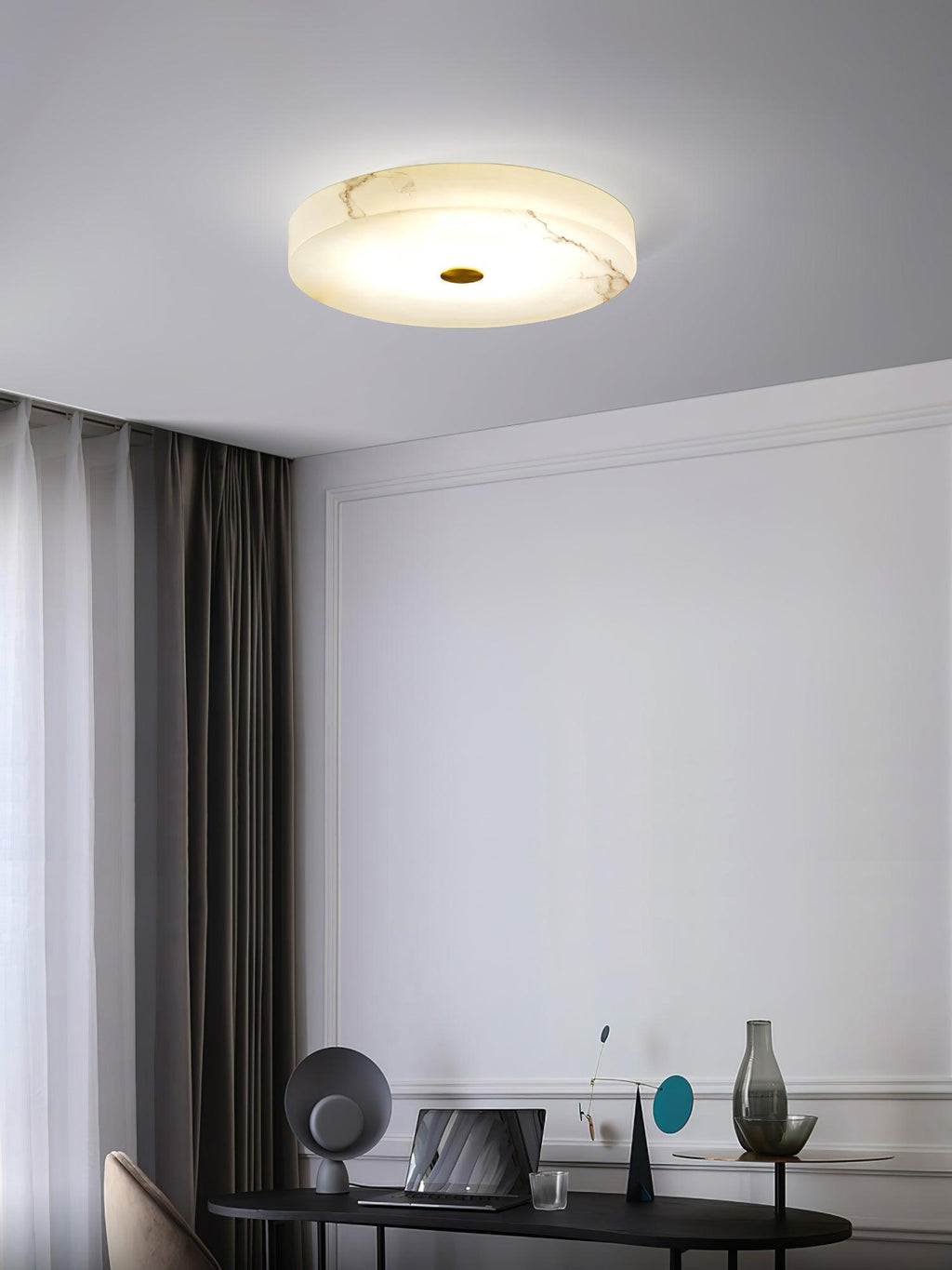 Olaean Alabaster Ceiling Light | ventumra