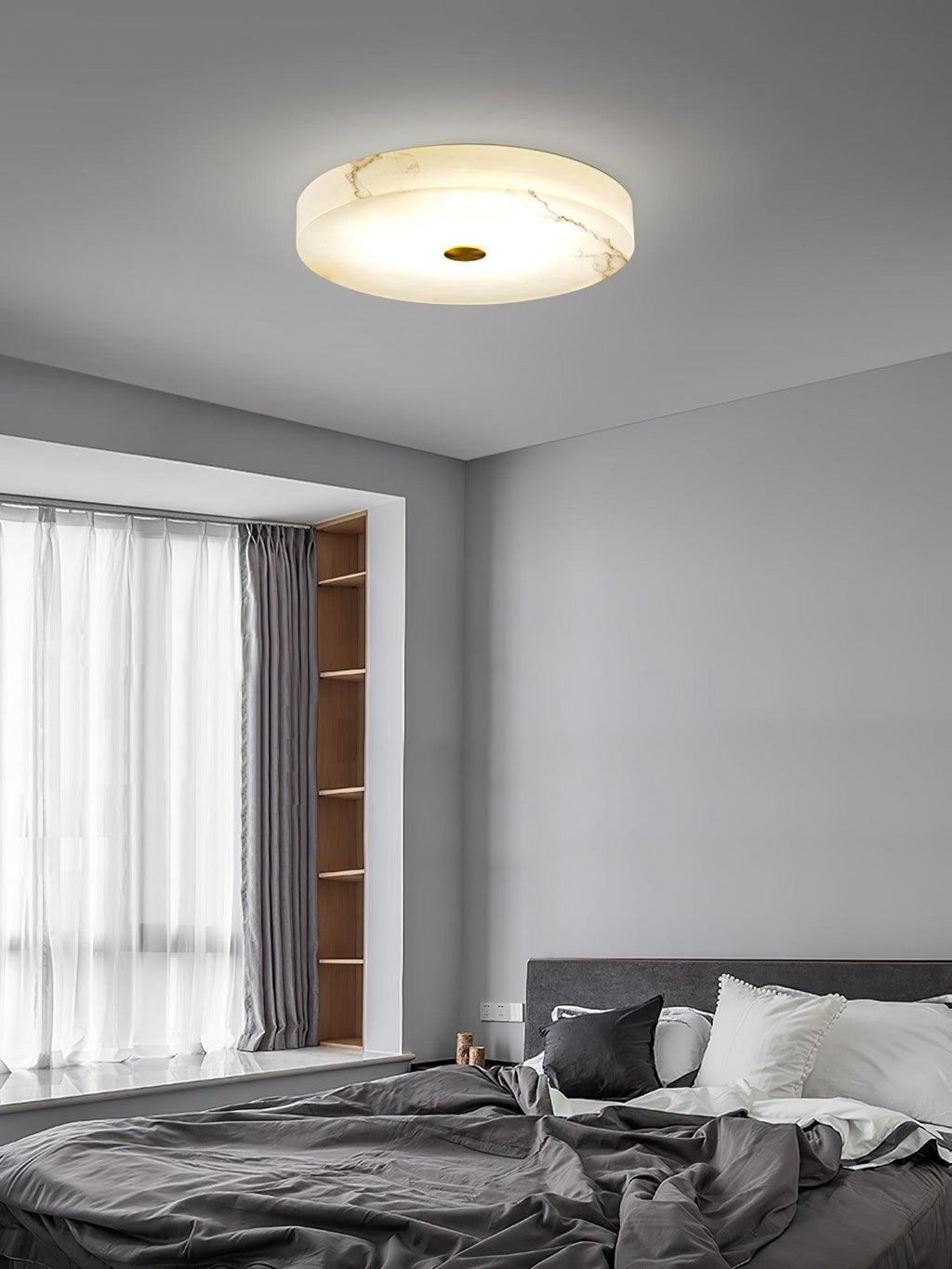 Olaean Alabaster Ceiling Light | ventumra