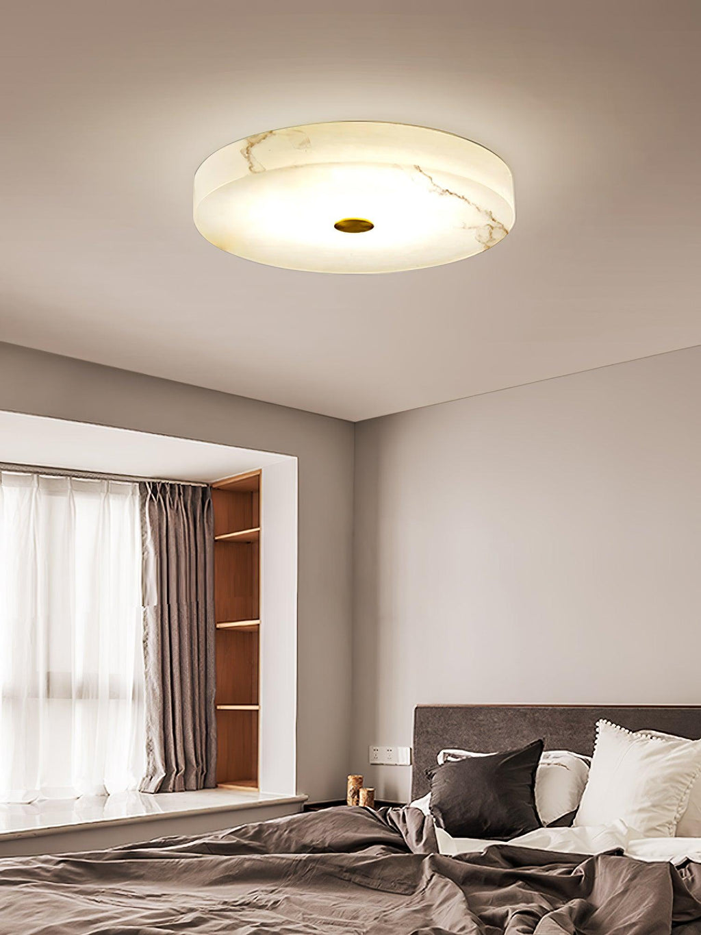 Olaean Alabaster Ceiling Light | ventumra