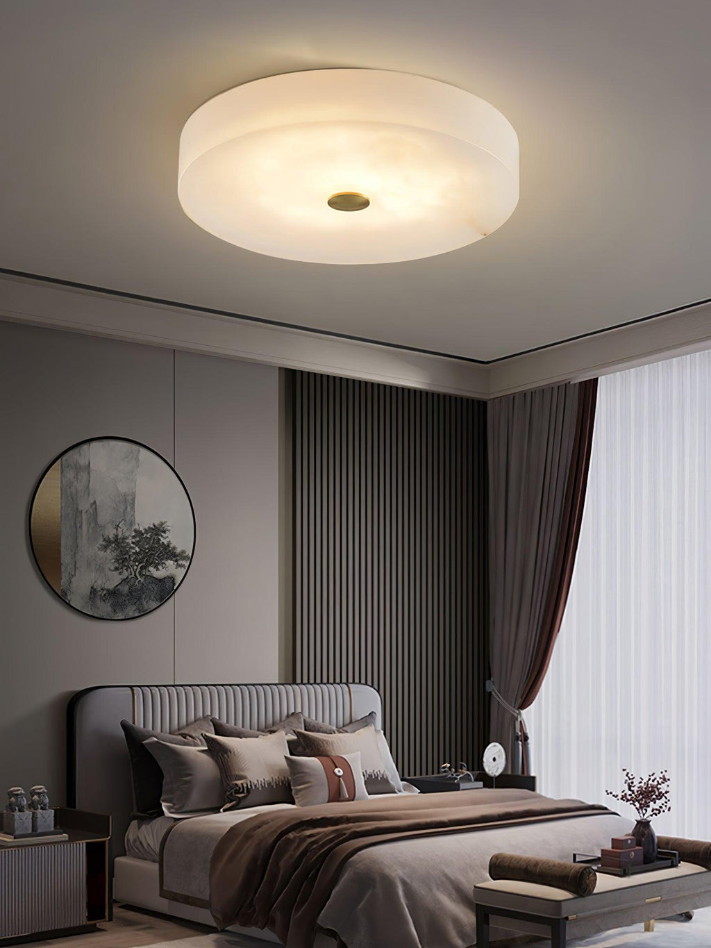 Olaean Alabaster Ceiling Light | ventumra