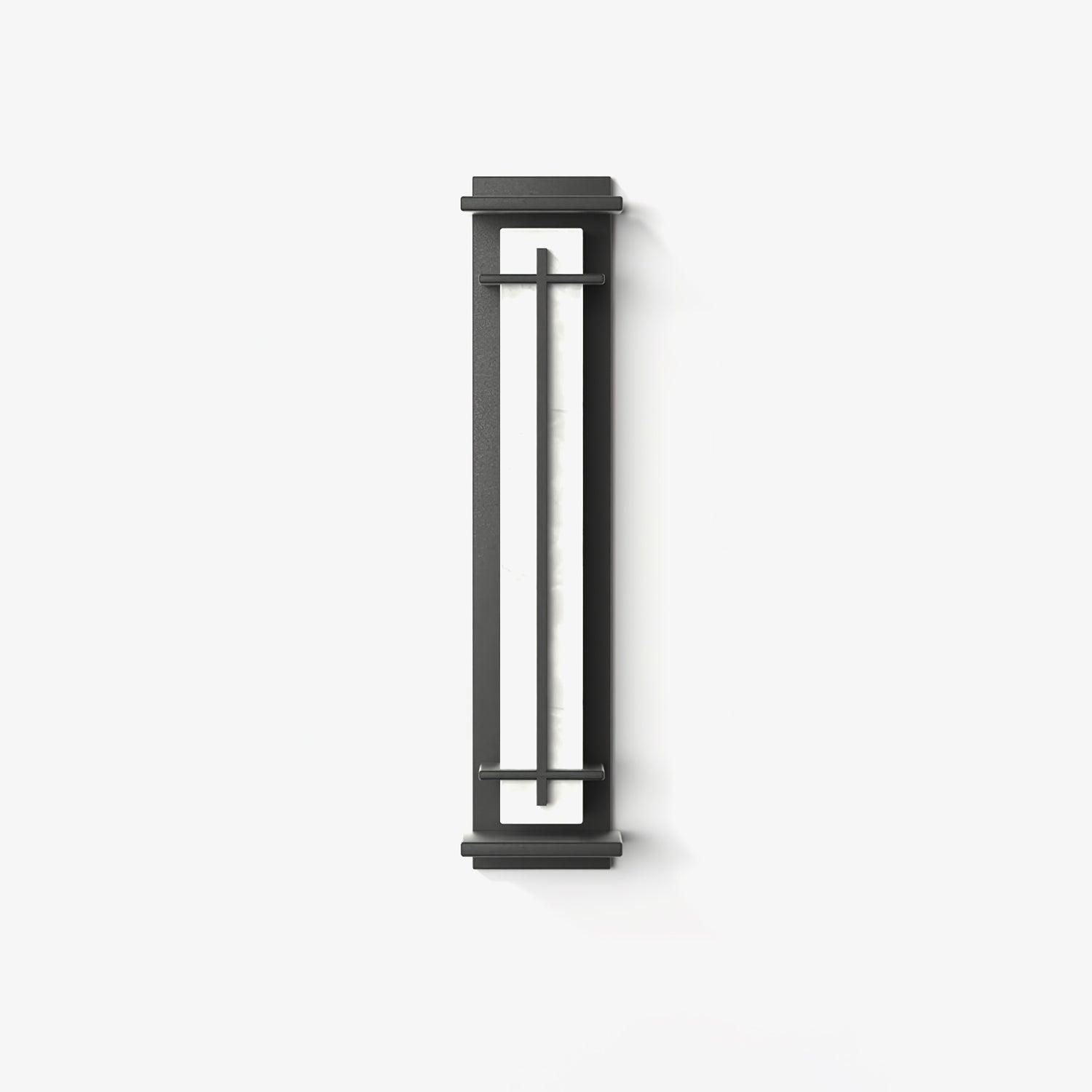 Ray Square utendørs vegglampe i imitert alabast, vanntett | ventumra