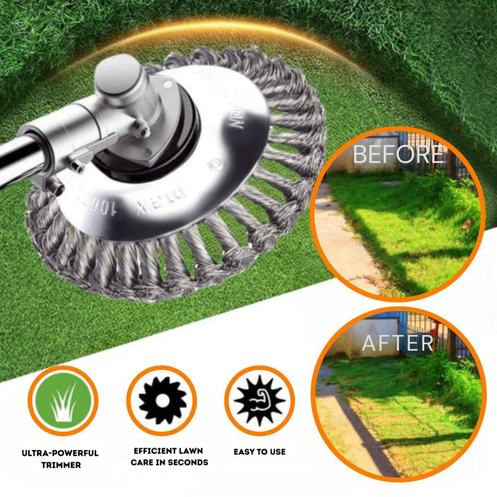 Efficient Steel Weed Remover — Deep Reach, Quick Assembly
