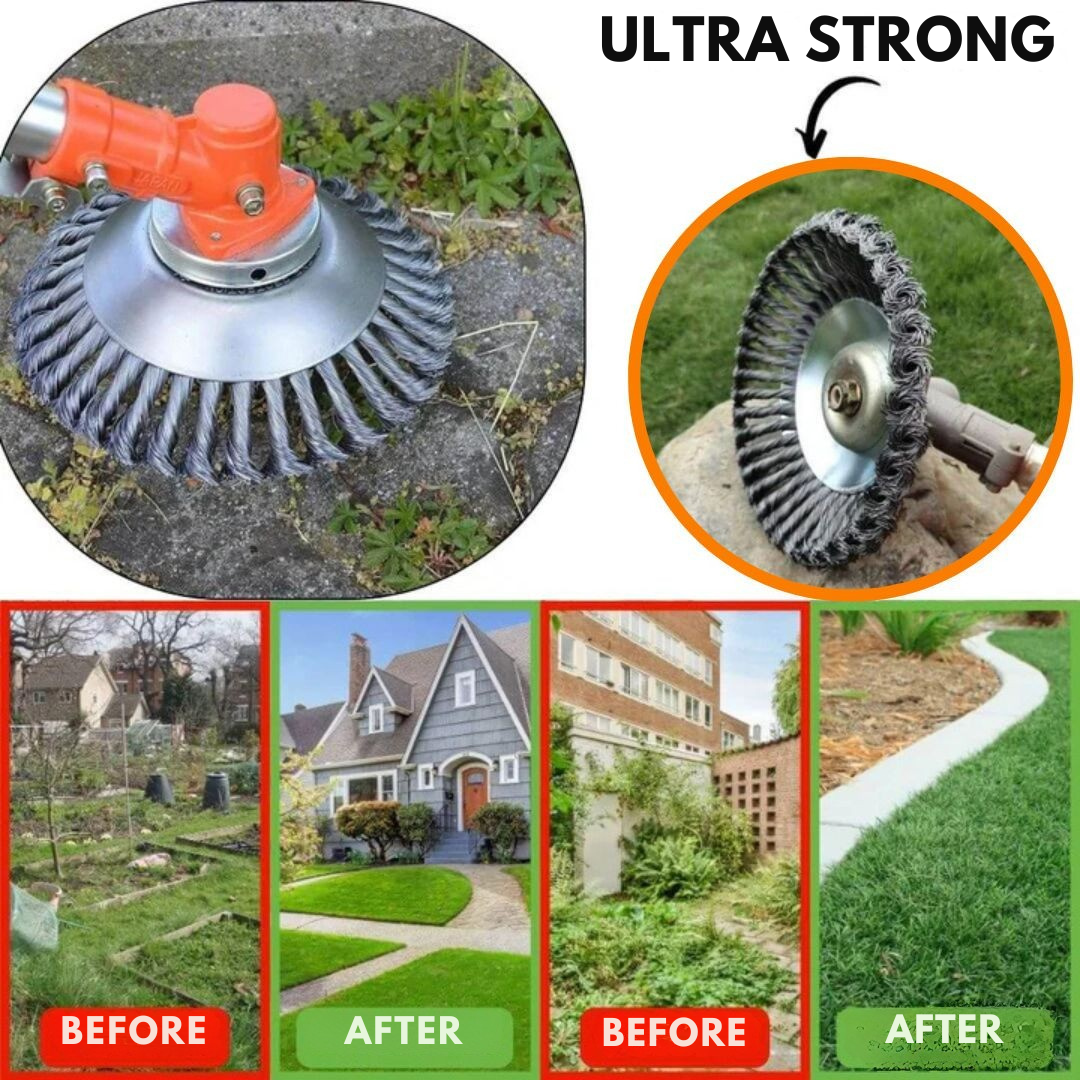 Efficient Steel Weed Remover — Deep Reach, Quick Assembly