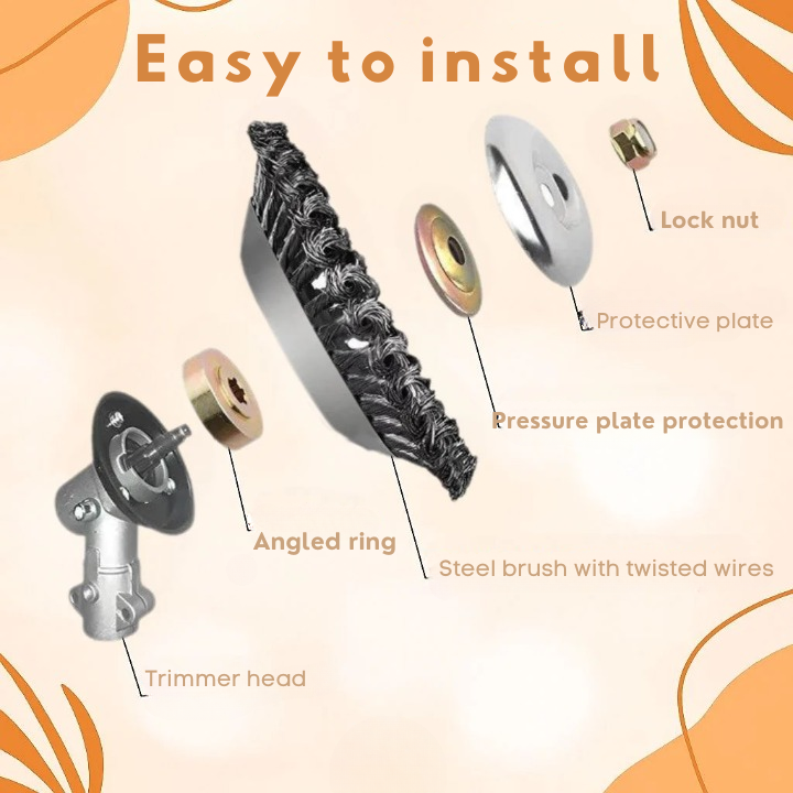 Efficient Steel Weed Remover — Deep Reach, Quick Assembly