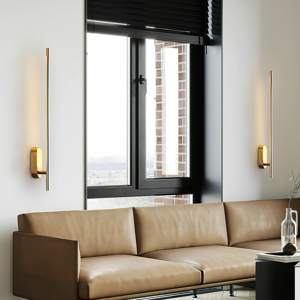 Architektoniczna metalowa lampa ścienna LED | Ventumra
